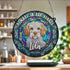 Clumber Spaniel Memorial Stained Glass Effect Suncatcher